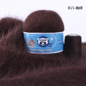 Пух норки 815, 90% пух норки, 10% па, 350м/50гр, цвет горький шоколад