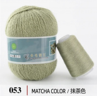 Пух норки 053, 90% пух норки, 10% Па, 350м/50гр, оливка