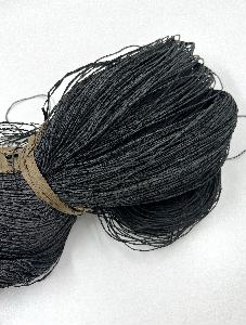 Пряжа Рафия, Китай, целлюлоза, цвет черный (405 гр)