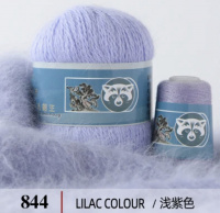 Пух норки 844, 90% пух норки, 10% Па, 350м/50гр, сиреневый