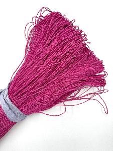 Пряжа Рафия, Китай, целлюлоза, цвет фуксия