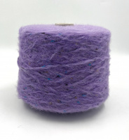 Пряжа Hairbag, Millefili, вспушенная альпака, хлопок, меринос, цвет сиреневый