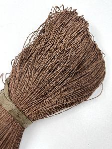 Пряжа Рафия, Китай, целлюлоза, цвет коричневый