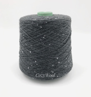 Пряжа Merino Pail, by Rigo, меринос, цвет темно серый