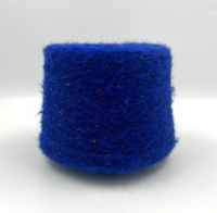 Пряжа Hairbag, Millefili, вспушенная альпака, хлопок, меринос, цвет синий
