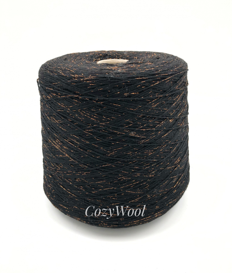 Пряжа Freddy, New Mill, шерсть, вискоза, кашемир, цвет черный, 5% кашемир, 24% меринос, 38% вискоза, 33% ПА, New Mill — фото пряжи Cozy Wool
