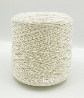 Пряжа Suri silk, Filati Naturali, бэби альпака сури, шелк малберри, цвет натуральный белый