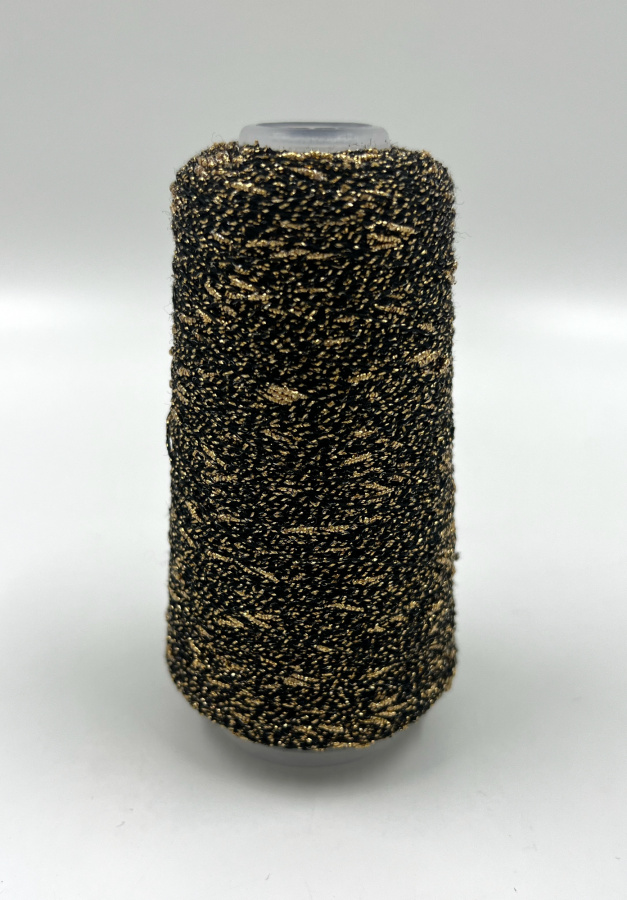Пряжа Узелковый люрекс, шишибрики,  хлопок, цвет номер 13, 70% Хлопок 30% Полиамид,, Китай — фото пряжи Cozy Wool