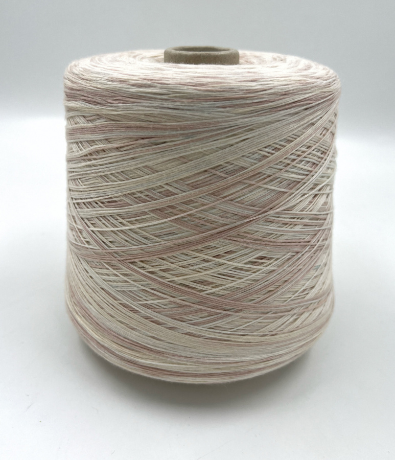 Пряжа Baby kaido, Italy, хлопок, цвет розовое молоко, 100% хлопок, Italy — фото пряжи Cozy Wool