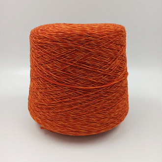 Пряжа Sofly Mouline, Zegna Baruffa, меринос, цвет оранжевый меланж