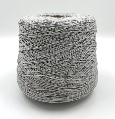 Пряжа Angoscia, Италия, 50% хлопок, 50%па, 350м/100гр, серый