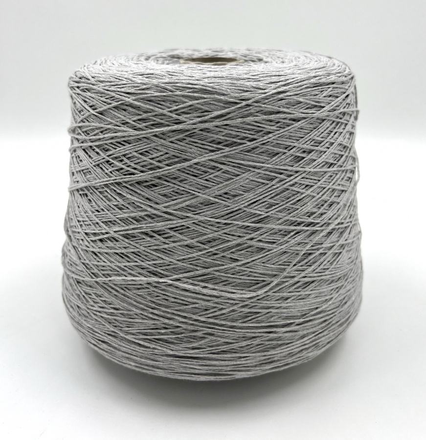 Пряжа Angoscia, Cofil, хлопок, цвет  серый, 50% хлопок, 50% па, Cofil — фото пряжи Cozy Wool