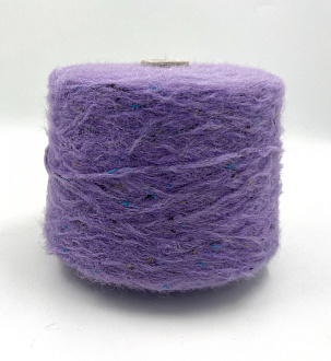 Пряжа Hairbag, Millefili, вспушенная альпака, хлопок, меринос, цвет сиреневый