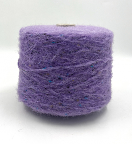 Пряжа Hairbag, Millefili, вспушенная альпака, хлопок, меринос, цвет сиреневый