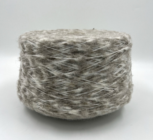 Пряжа Duetto, Pinori Filati S.p.A, альпака, меринос, цвет серо-бежевый меланж