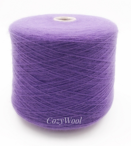 Пряжа Angora Bubbly, G&G Filati, ангора, меринос, цвет фиалка