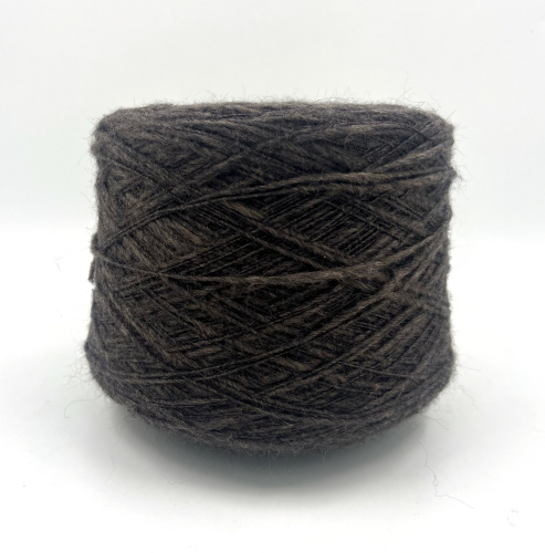 Пряжа Gisele, lanificio dell olivo, меринос,  мохер, цвет серо-коричневый