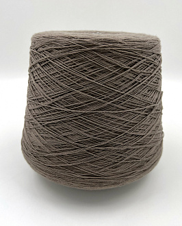 Пряжа Cotone 650, Italy, хлопок, цвет серо-коричневый