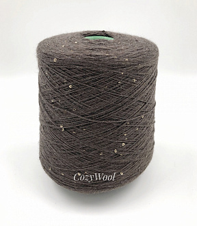 Пряжа Merino Pail, by Rigo, меринос, цвет темно- коричневый