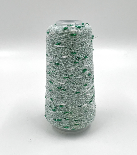 Пряжа Узелковый люрекс, шишибрики,  хлопок, цвет номер 22