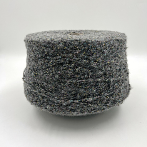 Пряжа Buffalo, Cofil SRL, шерсть, люрекс, цвет серый