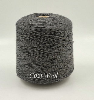 Пряжа Mode 400, сток коллекции Brunello Cucinelli, альпака, шелк, цвет серый