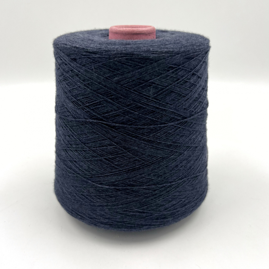 Пряжа 50%WS,50%SE, Loro Piana, кашемир, шёлк, цвет синий меланж, 50% кашемир,50% шёлк, Loro Piana — фото пряжи Cozy Wool