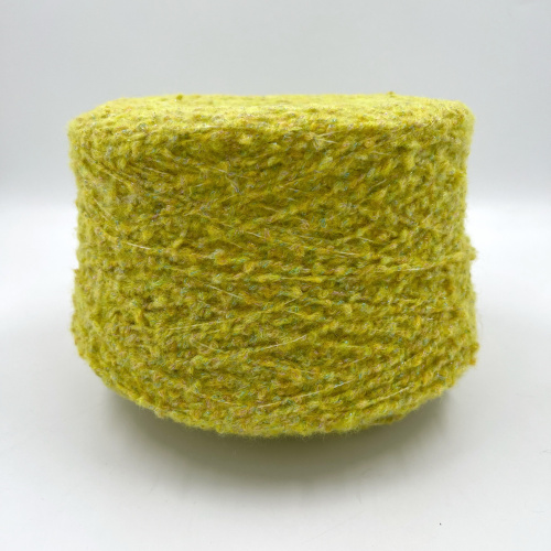 Пряжа Buffalo, Cofil SRL,  шерсть,  люрекс, цвет желтый