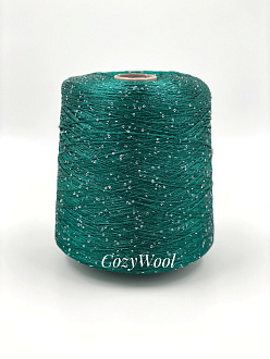 Пряжа Sequin, Filcom, па, цвет изумруд