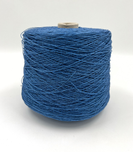 Пряжа Lino, Италия, 100% лён, 450м/100гр, ярко-синий