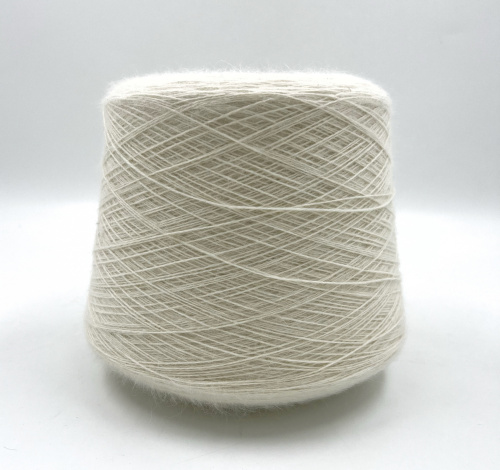 Пряжа 2753, Zegna Baruffa, меринос, ангора, цвет молочный