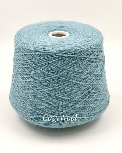 Пряжа Premium, Luxury Selection by Ri.Go, ангора, шелк, меринос, альпака, цвет бирюзово-голубой