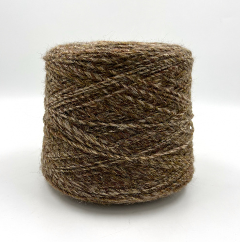 Пряжа Magritte, Pinori Filati, меринос, альпака, цвет коричнево-бежевый меланж