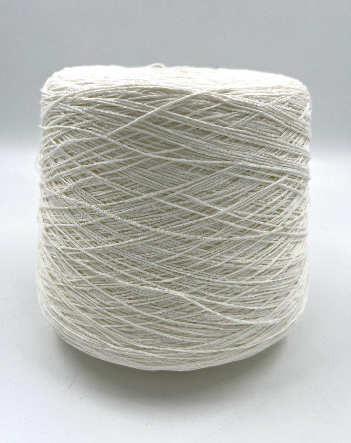Пряжа Angoscia, Cofil, хлопок, цвет белый, 50% хлопок, 50%па, Cofil — фото пряжи Cozy Wool
