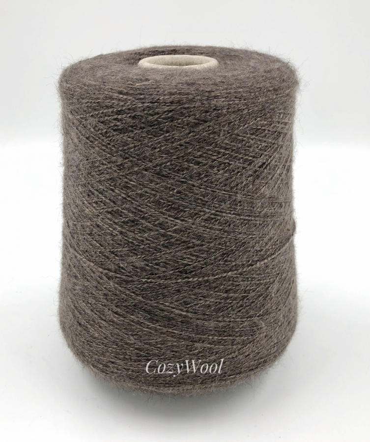 Пряжа Angora Kid, Filati Naturali, ангора, кидмохер, цвет коричневый, 10% ангора, 45% кидмохер, 45% ПА, Filati Naturali — фото пряжи Cozy Wool