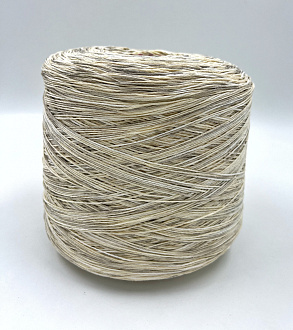 Пряжа Roller, Italy, хлопок, цвет молочно-бежевый меланж