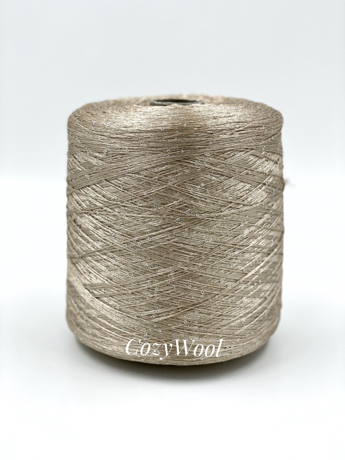 Пряжа Sequin, Filcom, па, цвет бронза, 100% Па, Filcom — фото пряжи Cozy Wool