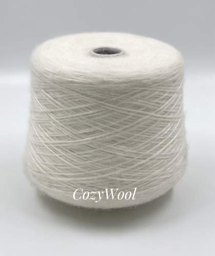 Пряжа Softking, Luxury Selection by Ri.Go, альпака, меринос, вискоза, цвет молочный