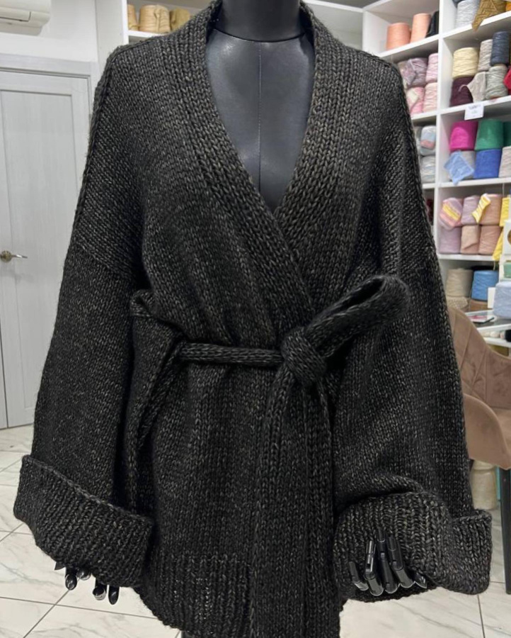 Мастер-класс по вязанию кардигана"Кимоно". Уровень сложности *** — фото пряжи Cozy Wool