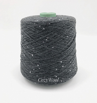 Пряжа Merino Pail, by Rigo, меринос, цвет темно серый