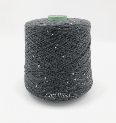 Пряжа Merino Pail, by Rigo, меринос, цвет темно серый