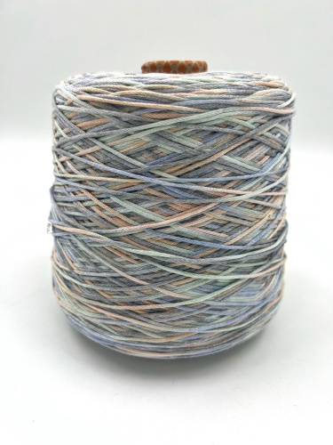 Пряжа Visco/seta 2514, Италия, шёлк, вискоза, цвет серо-голубой