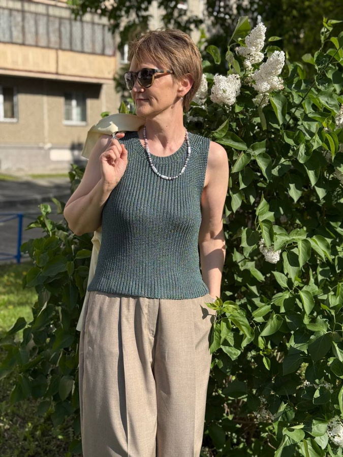 Мастер-класс по вязанию топа "Grace". Уровень сложности *** — фото пряжи Cozy Wool