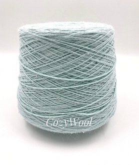 Пряжа Angora Bubbly, G&G Filati, ангора, меринос, бусины, цвет ментол